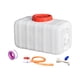 thumbnail image 4 of Tanque De Agua Reutilizable, Cubo De Almacenamiento Horizontal Para Camping, Jardín, Coche, Blanco, 27,5 Kg, 4 of 5