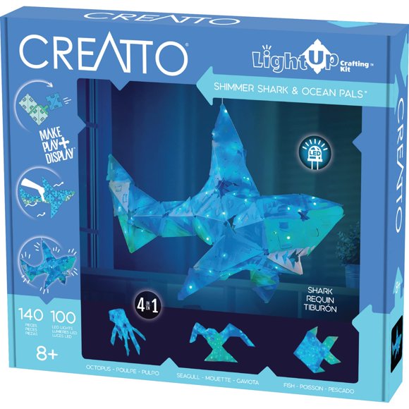 Puzle artesanal Thames & Kosmos Creatto Shimmer Shark & Ocean Pals