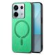 thumbnail image 3 of Magnetic Slim Case for Xiaomi Redmi Note 13 Pro 5G with Camera Guard & Anti-Scratch Back Green, 3 of 6