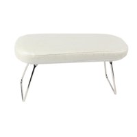 Magideal - Salón Arte De Uñas Desestino A Mano Herramienta Salón No Deslizamiento De Arte De Uñas Soportador De Mano Plegable Colchón De Uñas Para La Mujer Regal Blanco