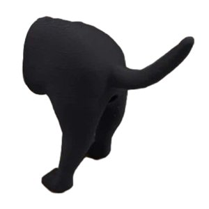 Magideal - Gorro De Pasta De Dientes Para Glúteos De Perro, Adorno De Pasta De Dientes Divertido Y Creativo Para Accesorios Para Niños, Negro