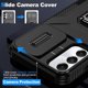 thumbnail image 5 of Funda Armada para Samsung Galaxy A05S con Tapa Deslizante y Soporte Magnético Giratorio Negro, 5 of 5
