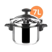 Genérico - Olla A Presión De 7 Litros Aluminio Extra-Grueso