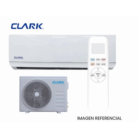 Aire Acondicionado De 24000 Btu Tipo Split Muro Inverter Wifi Clark