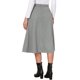 thumbnail image 3 of INSPIRE CHIC Falda Midi de Trabajo para Mujeres con Botones, Cintura Alta, Otoño Invierno, Faldas Vintage M Gris, 3 of 6