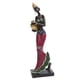 thumbnail image 2 of Escultura Africana Tribal Lady Figura Muñecas Adornos Para Decoraciones De Escritorio Oro, 2 of 3