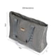 thumbnail image 3 of Bolsa de viaje Badgley Mischka de nailon para fin de semana (gris), 3 of 9