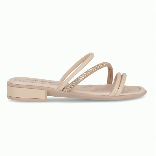 Sandalia Mujer Café/Strass Taila 78 Piccadilly