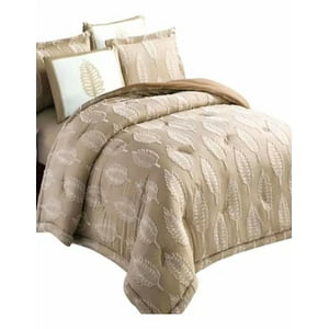 Genérico - Cubrecama Quilt Verano 2 Plazas Hojas Diseño