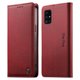 thumbnail image 1 of Funda Billetera de Cuero para [Samsung Galaxy A51 4G], Bloqueo RFID, Tarjetas y Soporte Rojo, 1 of 5