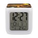 thumbnail image 1 of Metal Retorcido theme 7 colors Alarm Clock Digital LED Alarm Clock Gifts for kids friends family, 1 of 6