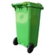 thumbnail image 3 of Contenedor Basurero 120 Lts Verde con Tapa/rueda, 3 of 5