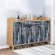 thumbnail image 4 of 1pc 3.3ft Self Adhesive Thickening Wood Grain Wallpaper, Removable Wall Sticker, Table Cabinet Wardrobe Renovation Retrofit, TV Backdrop Wall, 4 of 4