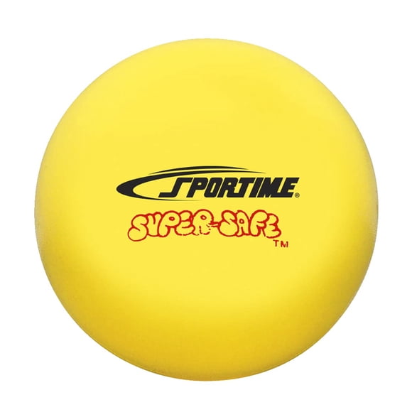 Softbol Sportime Super-Safe de 10 cm de diámetro, color amarillo