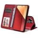 thumbnail image 2 of Funda Billetera para Xiaomi Poco M6 Pro 4G con Porta Tarjetas y Soporte Ajustable Rojo, 2 of 5