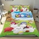 thumbnail image 1 of Badanamu Conjunto de sábanas temático, trío de piezas, cómodo y amigable con la piel, diseño único, regalo de decoración para el hogar para familiares, amigos y fans,135cm *200cm, 1 of 6
