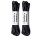 thumbnail image 1 of Cordones PANGAEA 4 unidades 86 cm redondos encerados #01 negro, 1 of 7