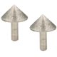 thumbnail image 5 of 2x puntos de cabeza de esmerilado de diamante 90 grados de cono cónico solo tipo 25 mm de diámetro, 5 of 5