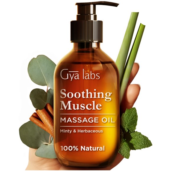 Aceite de masaje relajante Gya Labs, 200 ml, 100% puro y natural