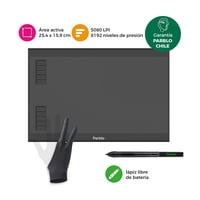 Parblo - Tableta Gráfica Digitalizadora A610 Plus V2 Con Guante