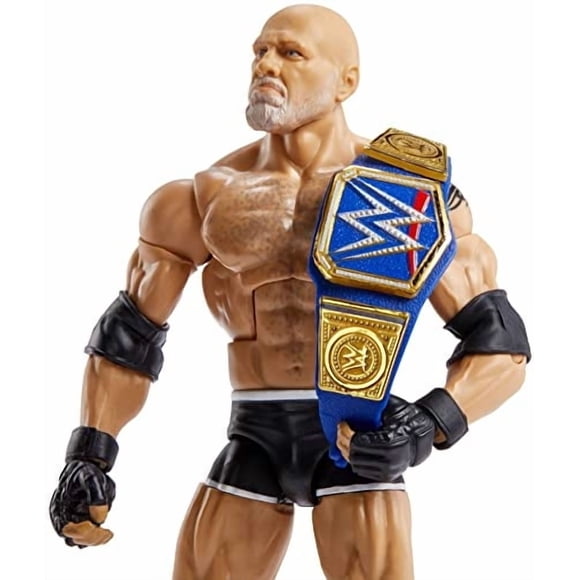 WWE Goldberg Top Picks Elite Collection Figura de acción con Campeonato Universal MATTEL