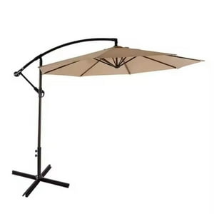 Auckland Outdoor - Quitasol Lateral Sombrilla Terraza 3 M Grande Tipo Babana Beige
