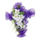 thumbnail image 5 of Corona De Pascua Con Forma De Cruz, Corona De Tulipanes Para Puerta De Entrada, Corona De Flores Artificiales Para Fiestas, Flores Blancas, 5 of 5