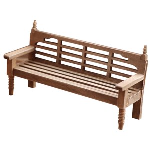 Magideal - Modelo De Muebles De Banco En Miniatura De De Simulación Para Casa De 1:12, Decoración Para De Imitación, Accesorio De Jardín