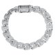 thumbnail image 1 of Pulsera de Cadena para Hombre Transparente 5A+ CZ Pulsera de Eslabones Cubanos para Hombre Mujeres Hipoalergénica Pulsera de Plata Esterlina 925 Joyería para Hombre 16-20CM, 1 of 8