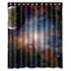 thumbnail image 1 of Cortina de ducha de nebulosa colorida con ganchos, tamaño 60 x 72 pulgadas, 1 of 3