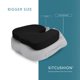 thumbnail image 5 of Cojines de asiento SitCushion X Large para sillas de oficina, coches y camiones, 5 of 9