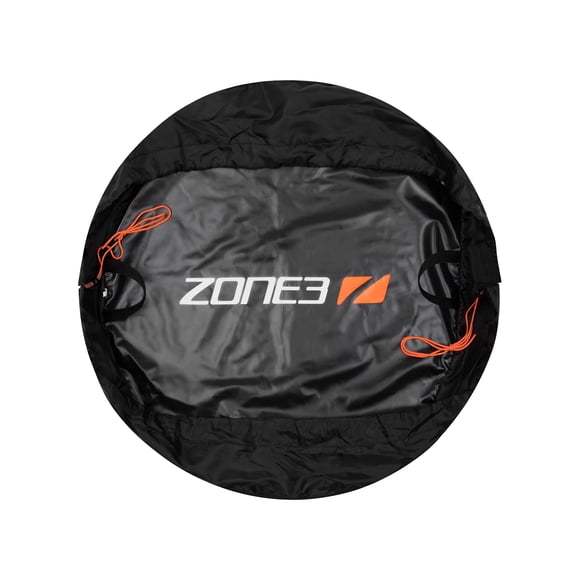 Tapete de Cambio ZONE3 Impermeable para Surf Playa - Negro