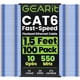 thumbnail image 1 of Cable Ethernet Cat 6 GEARit de 0,5 m, paquete de 100, azul, 1 of 8