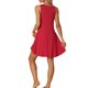 thumbnail image 3 of INSPIRE CHIC Vestido de Dormir sin Mangas para Mujer de Mezcla de Algodón Transpirable con Bolsillos Ropa de Casa Ligera XL Rojo, 3 of 6