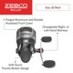 thumbnail image 2 of Carrete de pesca Zebco Bullet, tamaño 30, rápido, 75 cm por vuelta, 2 of 7