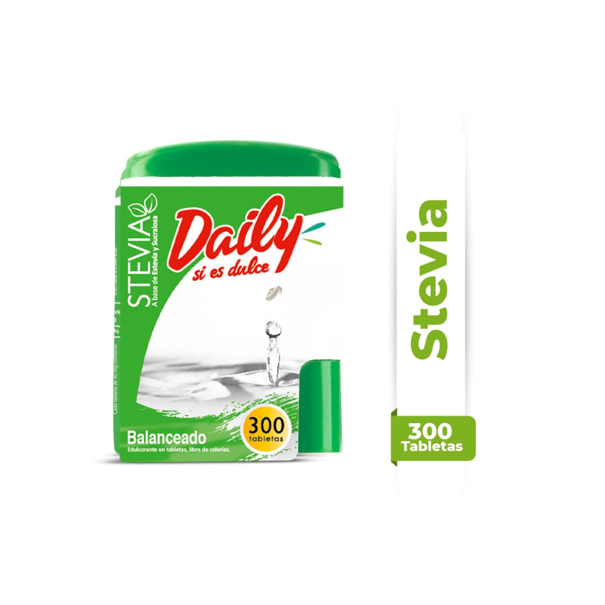 Endulzante Tableta Stevia Display 300 Un Daily