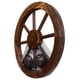 thumbnail image 5 of Wagon Wheel Leigh Country TX 93947, 18 cm, pino macizo y nogal, 5 of 6