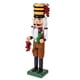 thumbnail image 4 of Figura de cascanueces Estatua de cascanueces de Navidad Escultura de cascanueces de madera Decoración navideña para estante de recuerdos de fiesta de, 4 of 5