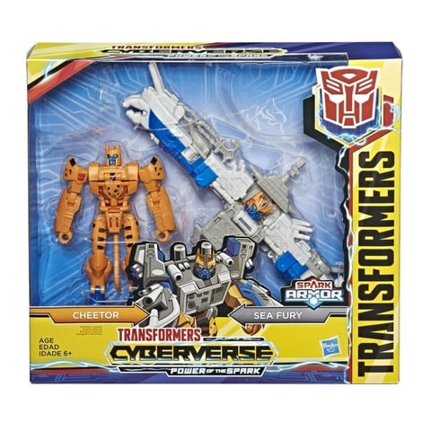 Hasbro - Juguete Figura Cheetor 3 En 1 Transformers 13Cm Cyberverse