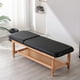 thumbnail image 1 of HENGMIGN Stationary Massage Table Treatment Clincal Beauty Bed /PU Spa Bed,Black, 1 of 3