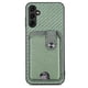 thumbnail image 1 of Funda Billetera Tejida para Samsung Galaxy A54 5G con Soporte y Tarjetero Verde, 1 of 4