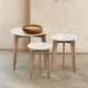 thumbnail image 2 of Mesa De centro Set Abin Blanco, 2 of 3