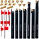 thumbnail image 1 of Herramientas de Torno UpJia Flarish 3/8" 7 piezas + Insertos, 1 of 7
