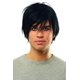 thumbnail image 2 of Disfraz de peluca Culture Emo para hombre, color negro, 2 of 2