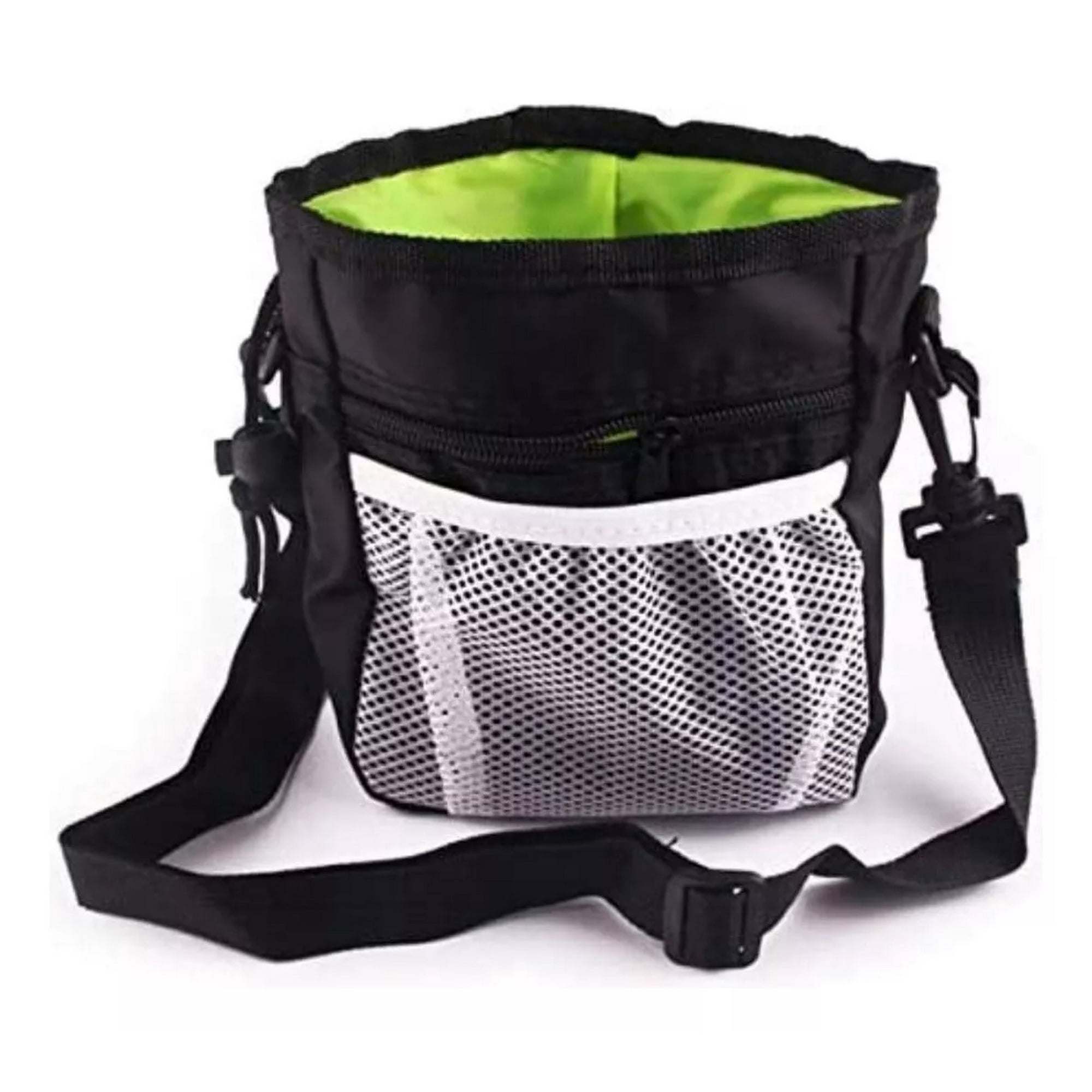 Defensor - Bolso De Snack O Premios Paseo Entrenamiento Para Perros Color Negro