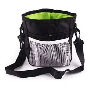 Defensor - Bolso De Snack O Premios Paseo Entrenamiento Para Perros Color Negro