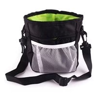 Defensor - Bolso De Snack O Premios Paseo Entrenamiento Para Perros Color Negro