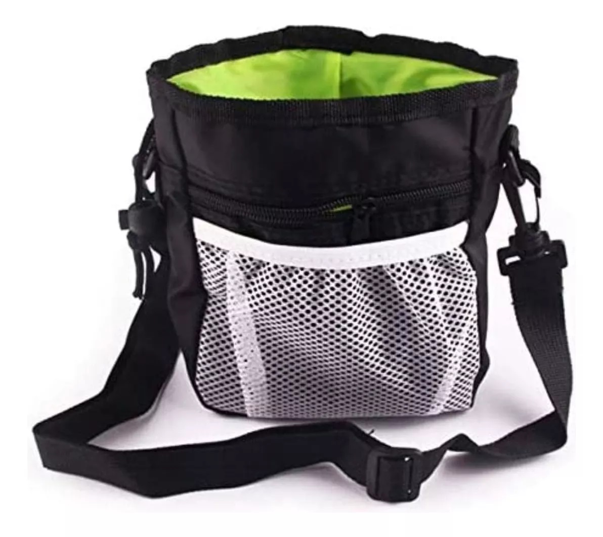Defensor - Bolso De Snack O Premios Paseo Entrenamiento Para Perros Color Negro