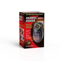 Xusx111 - Calentador De Espacio Con Pantalla Led, Calentador Eléctrico De Salida De Pared Remota Con Termostato Y Temporizador Para Uso Interior Del Baño De La Oficina En Casa