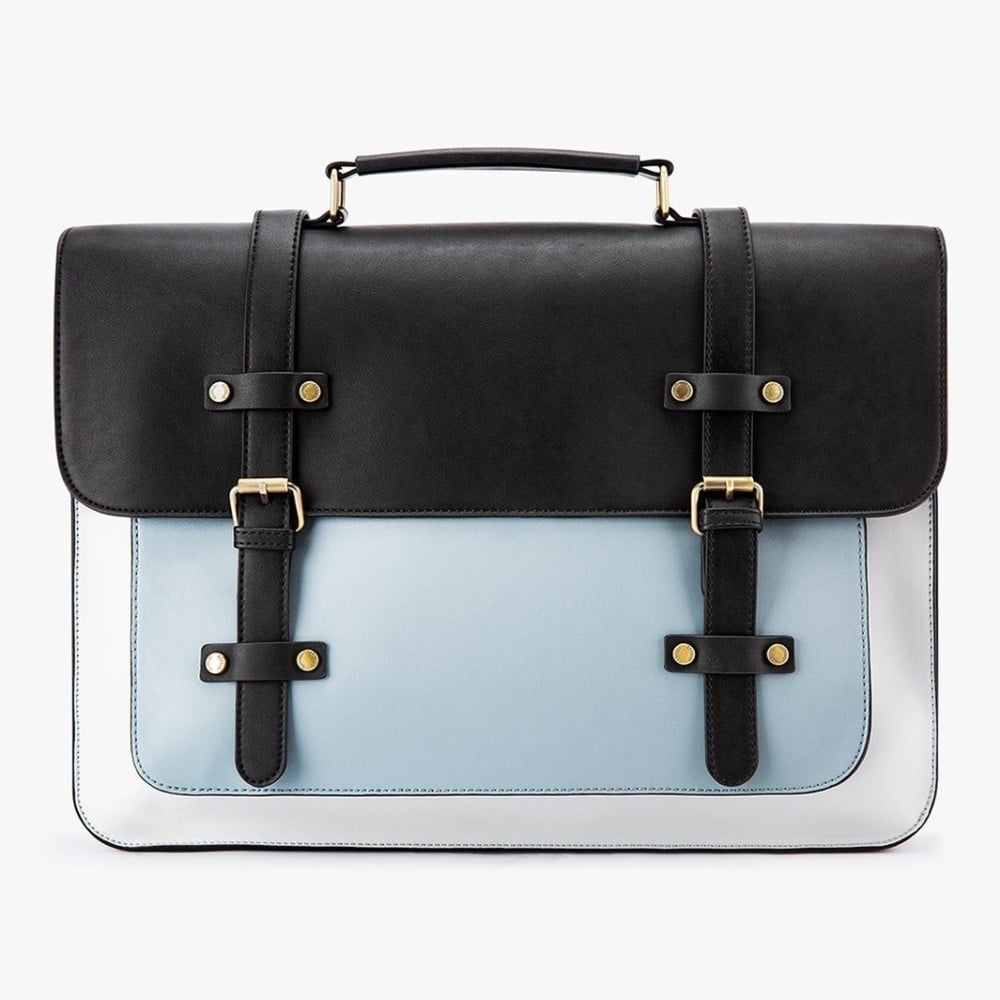 Ecosusi - Mochila Y Maletín Vintage Sombre Para Notebook 15,6 - Azul